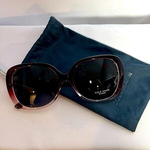 NWOT COLE HAAN Burgundy CH9030  Sunglasses